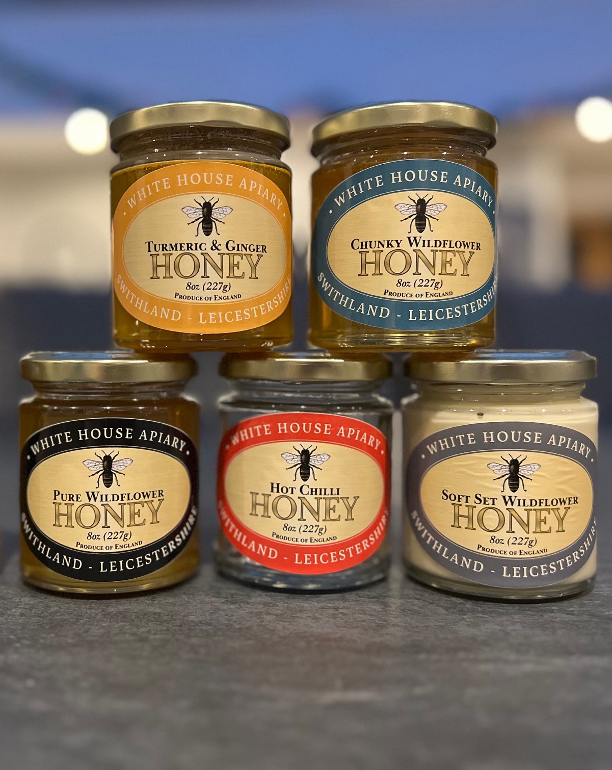 A selection from the White House Honey collection